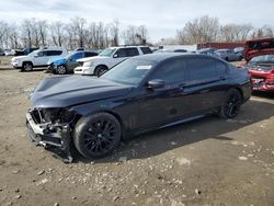 BMW 7 Series salvage cars for sale: 2021 BMW 740 XI