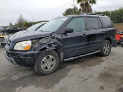 Salvage cars for sale from Copart San Martin, CA: 2005 Honda Pilot EXL