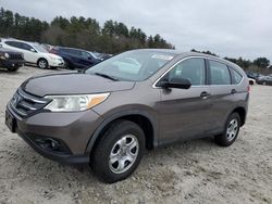 Salvage cars for sale at Mendon, MA auction: 2014 Honda CR-V LX