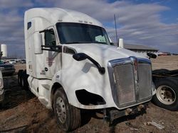 Salvage trucks for sale at Portland, MI auction: 2017 Kenworth Construction T680