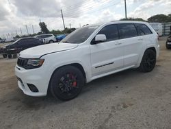 Jeep salvage cars for sale: 2018 Jeep Grand Cherokee SRT-8