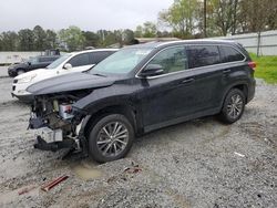 Salvage cars for sale at Fairburn, GA auction: 2019 Toyota Highlander SE