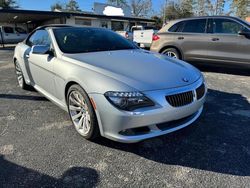 Salvage cars for sale from Copart Newton, AL: 2008 BMW 650 I