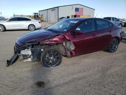 Salvage cars for sale from Copart Amarillo, TX: 2015 Dodge Dart SE