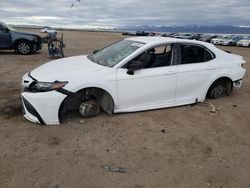 Salvage cars for sale from Copart Adelanto, CA: 2021 Toyota Camry SE