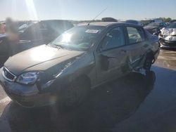 Salvage cars for sale at Grand Prairie, TX auction: 2005 Ford Focus ZX4