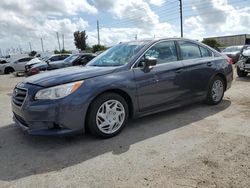 Salvage cars for sale from Copart Miami, FL: 2016 Subaru Legacy 2.5I