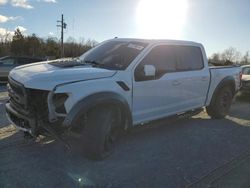 Salvage cars for sale at York Haven, PA auction: 2018 Ford F150 Raptor