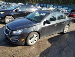 Chevrolet Cruze LS salvage cars for sale: 2015 Chevrolet Cruze LS