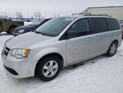 Salvage cars for sale from Copart Rocky View County, AB: 2012 Dodge Grand Caravan SE