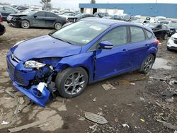 Salvage cars for sale at Woodhaven, MI auction: 2013 Ford Focus SE
