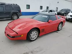 Salvage cars for sale at Farr West, UT auction: 1991 Chevrolet Corvette