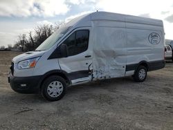 Salvage cars for sale from Copart Wichita, KS: 2022 Ford Transit T-350