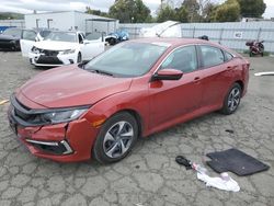 Salvage cars for sale from Copart Vallejo, CA: 2020 Honda Civic LX