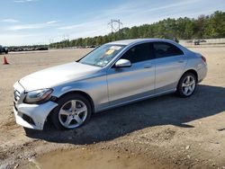 Salvage cars for sale from Copart Greenwell Springs, LA: 2015 Mercedes-Benz C 300 4matic