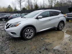 Salvage cars for sale from Copart Waldorf, MD: 2018 Nissan Murano S