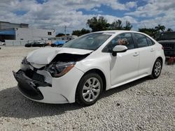 Salvage cars for sale from Copart Opa Locka, FL: 2022 Toyota Corolla LE