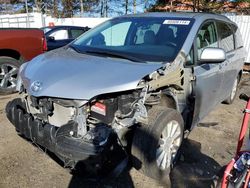 Toyota Sienna XLE salvage cars for sale: 2015 Toyota Sienna XLE