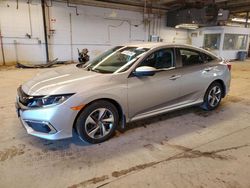 Salvage cars for sale at Wheeling, IL auction: 2019 Honda Civic LX