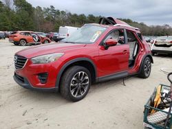 Mazda CX-5 GT salvage cars for sale: 2016 Mazda CX-5 GT