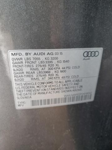 2015 Audi Q7 TDI Premium Plus