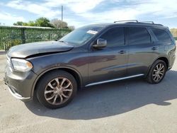 Salvage cars for sale from Copart Orlando, FL: 2017 Dodge Durango SXT