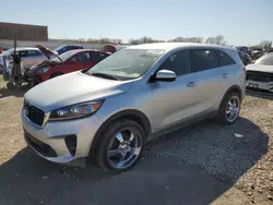 Salvage cars for sale at Kansas City, KS auction: 2019 KIA Sorento LX