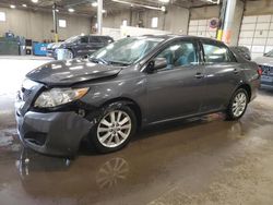 Salvage cars for sale at Blaine, MN auction: 2010 Toyota Corolla Base