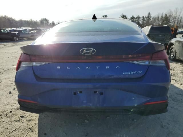 2021 Hyundai Elantra Blue