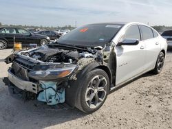Salvage cars for sale at Houston, TX auction: 2022 Chevrolet Malibu LT