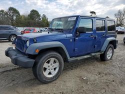 Salvage cars for sale from Copart Hampton, VA: 2010 Jeep Wrangler Unlimited Sport