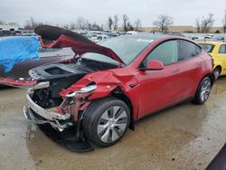 Salvage cars for sale from Copart Bridgeton, MO: 2021 Tesla Model Y