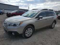 Salvage cars for sale at Leroy, NY auction: 2017 Subaru Outback 2.5I Premium