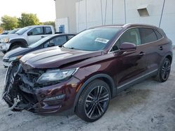 Lincoln MKC salvage cars for sale: 2017 Lincoln MKC Reserve