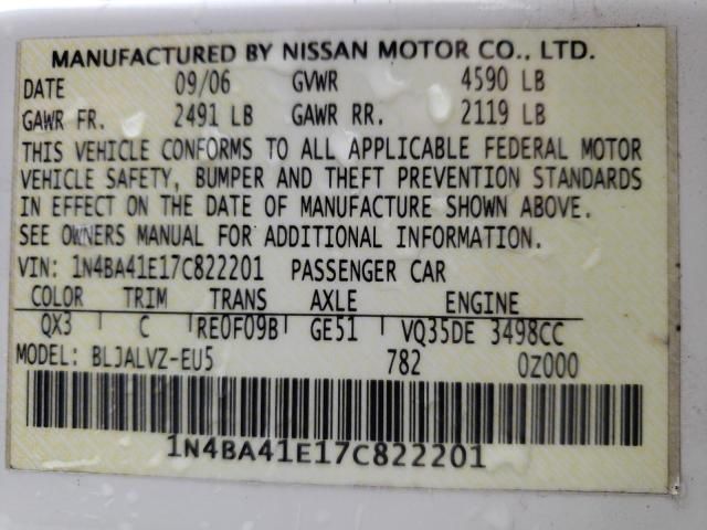 2007 Nissan Maxima SE