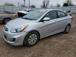 Salvage cars for sale from Copart Oklahoma City, OK: 2015 Hyundai Accent GLS