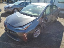 Salvage cars for sale at Mcfarland, WI auction: 2020 Toyota Prius LE