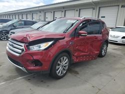 Salvage cars for sale at Louisville, KY auction: 2017 Ford Escape Titanium