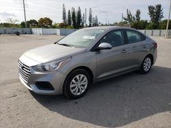 Salvage cars for sale from Copart Miami, FL: 2022 Hyundai Accent SE