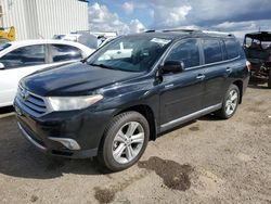 Toyota Highlander salvage cars for sale: 2013 Toyota Highlander Limited