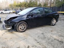 Salvage cars for sale at Waldorf, MD auction: 2016 Toyota Prius