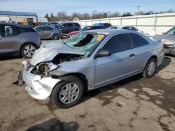 Vehiculos salvage en venta de Copart Pennsburg, PA: 2004 Honda Civic DX VP