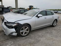 Salvage cars for sale at West Palm Beach, FL auction: 2017 Volvo S90 T5 Momentum