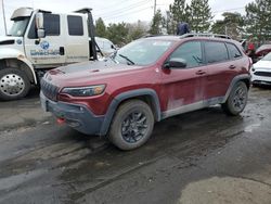 Salvage cars for sale at Denver, CO auction: 2019 Jeep Cherokee Trailhawk