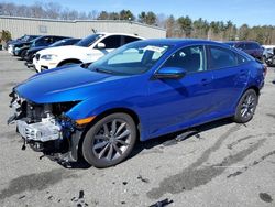 Honda salvage cars for sale: 2020 Honda Civic EX