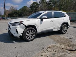 Salvage cars for sale from Copart Savannah, GA: 2019 Toyota Rav4 XLE Premium