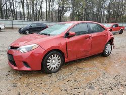 Salvage cars for sale at Austell, GA auction: 2016 Toyota Corolla L