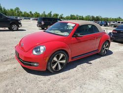 Salvage cars for sale at Houston, TX auction: 2013 Volkswagen Beetle Turbo