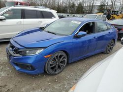 Salvage cars for sale from Copart North Billerica, MA: 2019 Honda Civic Sport