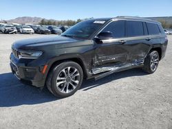 Salvage cars for sale at Las Vegas, NV auction: 2022 Jeep Grand Cherokee L Overland